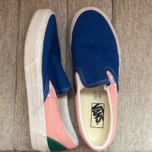 Multi-colored Vans
